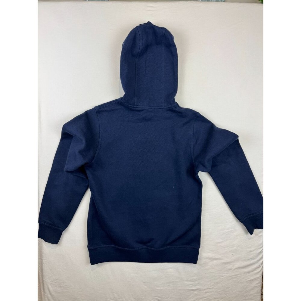 Nike Hoodie Blue Size S with US Navy on Front w/Ribbed Cuffs & Hem‎ - Picture 2 of 4